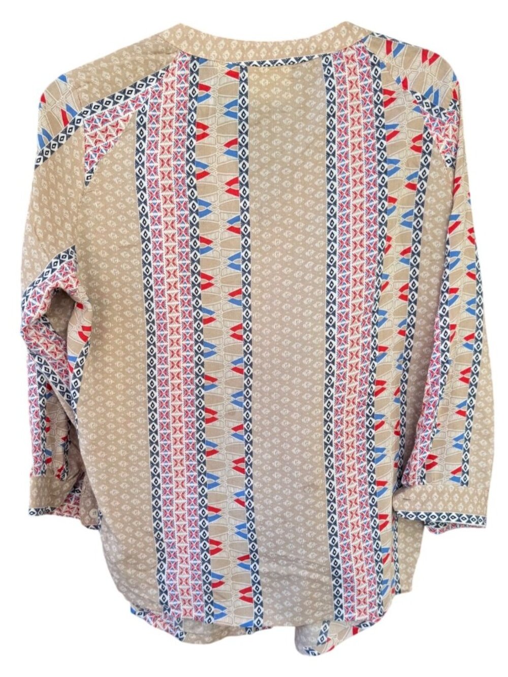 Maeve ANTHROPOLOGIE Sunset District Button Down Southwestern Print Blouse Small - Picture 2 of 8
